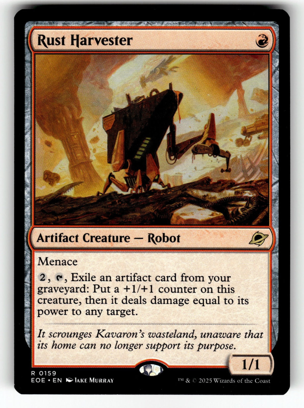 Rust Harvester – 159 EOE: Edge of Eternities R NM