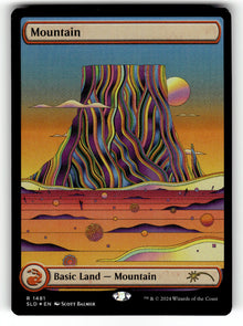 Mountain (Rainbow Foil) – 1481 SLD: Secret Lair Drop Series R Foil NM