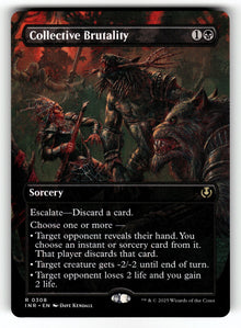 Collective Brutality (Borderless) – 308 INR: Innistrad Remastered R NM