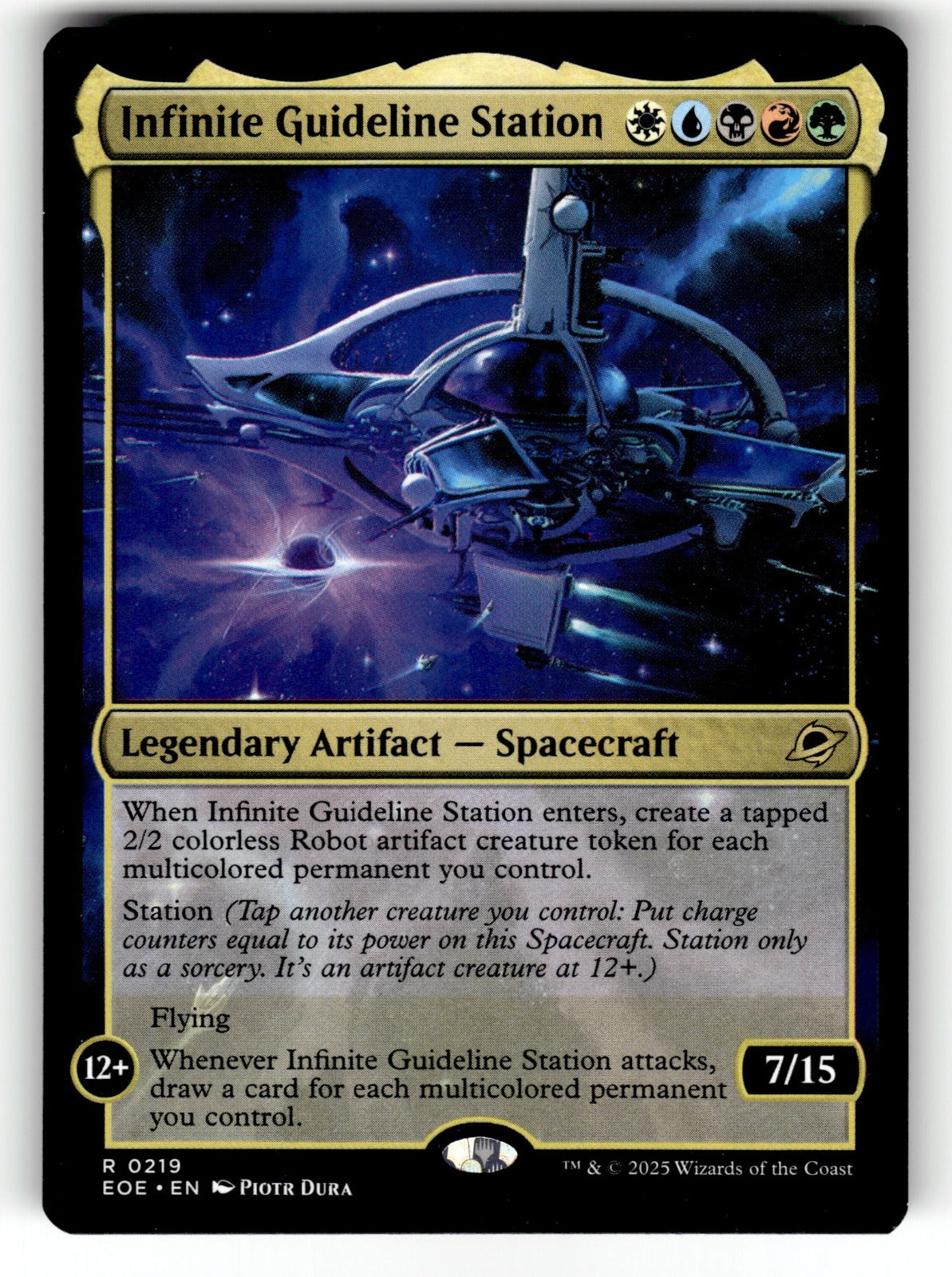 Infinite Guideline Station – 219 EOE: Edge of Eternities R NM