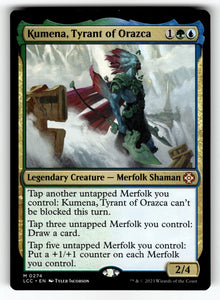 Kumena, Tyrant of Orazca – 274 LCC: Commander: The Lost Caverns of Ixalan M NM