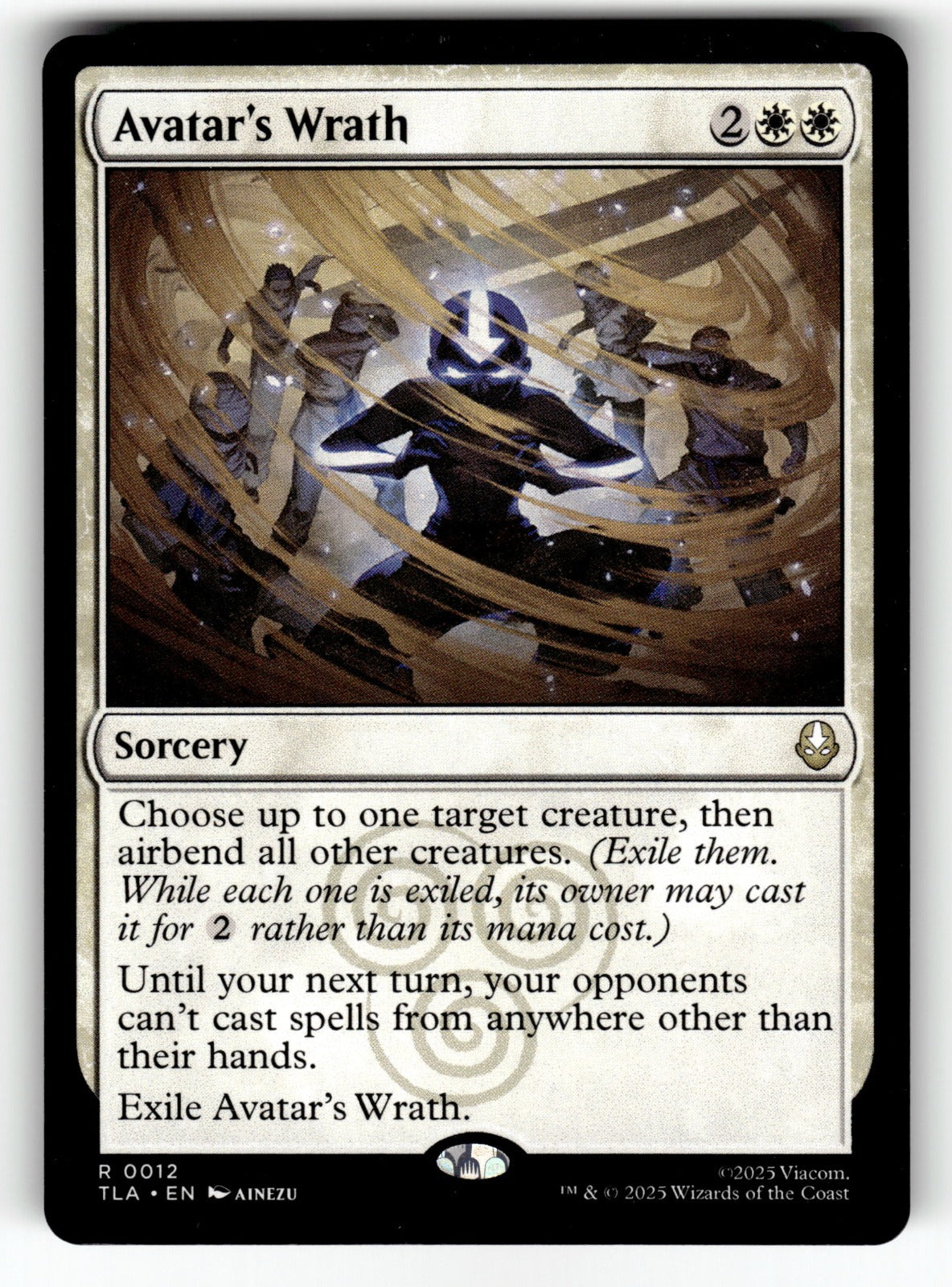 Avatar's Wrath – 12 TLA: Avatar: The Last Airbender R NM