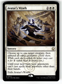 Avatar's Wrath – 12 TLA: Avatar: The Last Airbender R NM