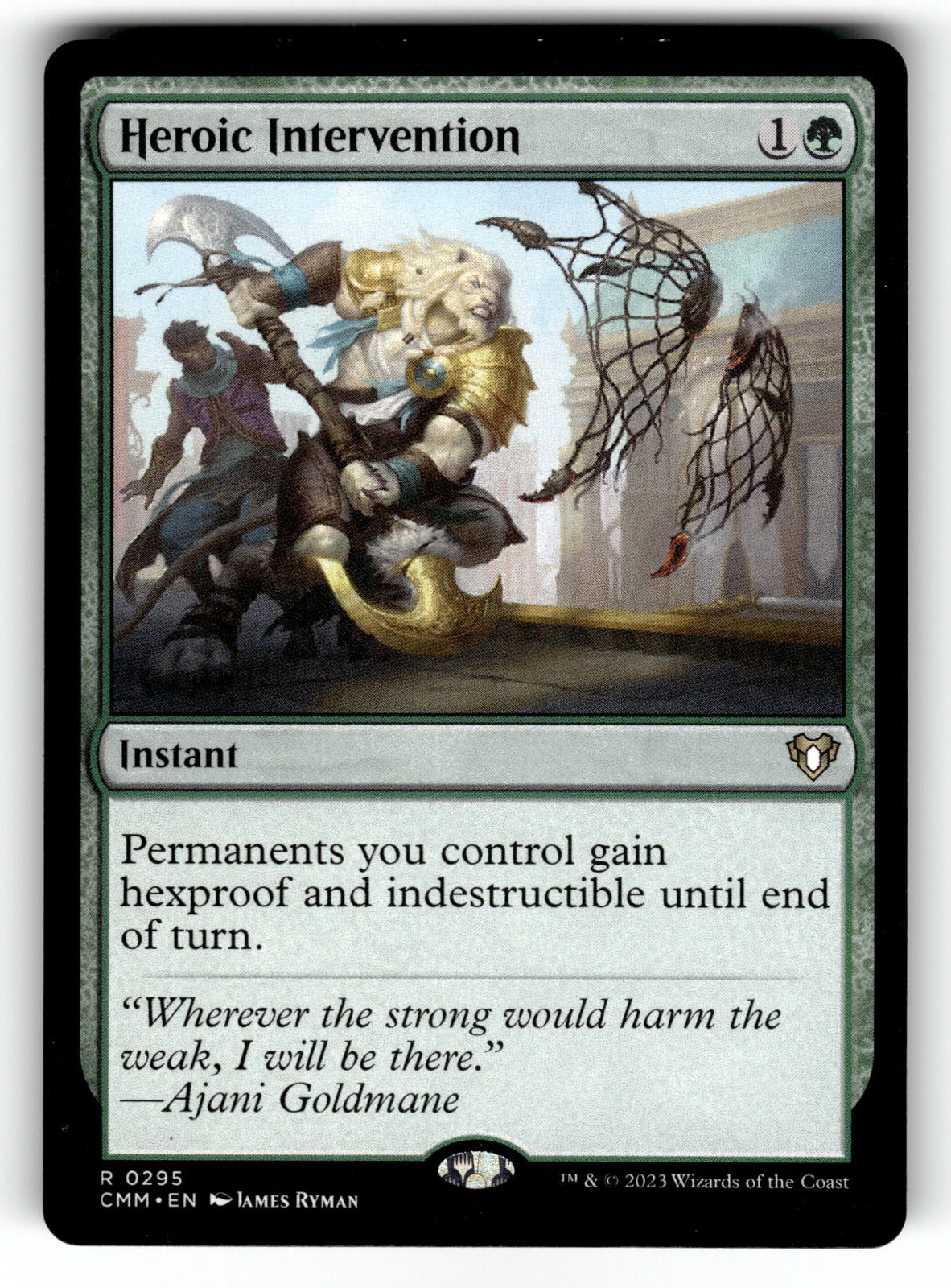 Heroic Intervention – 295 CMM: Commander Masters R NM