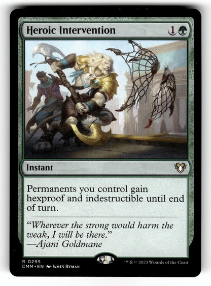Heroic Intervention – 295 CMM: Commander Masters R NM