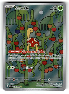 Shuckle – 136/132 MEG: ME01: Mega Evolution Illustration Rare Holo NM