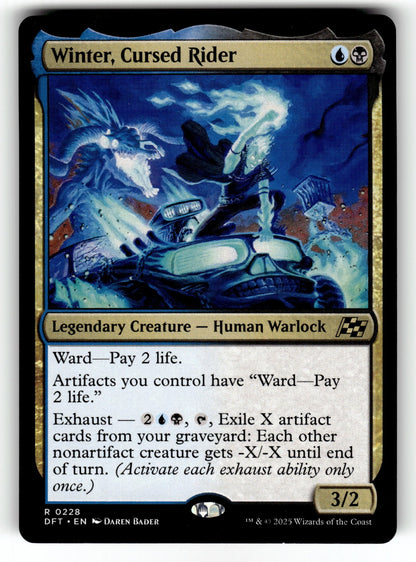 Winter, Cursed Rider – 228 DFT: Aetherdrift R NM