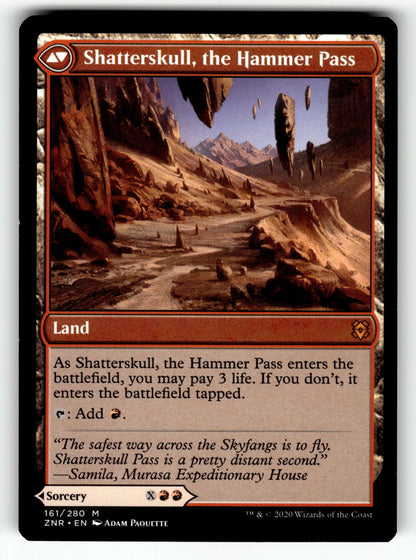 Shatterskull Smashing – 161 ZNR: Zendikar Rising M NM (Back)