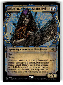 Malcolm, Alluring Scoundrel (Showcase) – 293 LCI: The Lost Caverns of Ixalan R NM