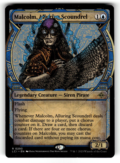 Malcolm, Alluring Scoundrel (Showcase) – 293 LCI: The Lost Caverns of Ixalan R NM