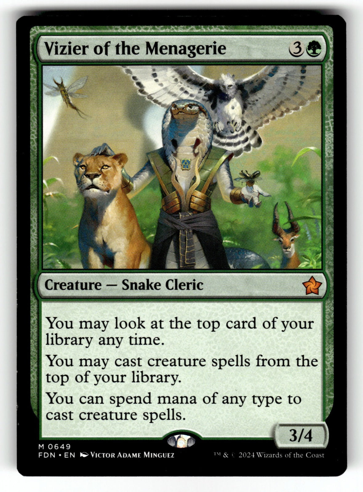 Vizier of the Menagerie – 649 FDN: Foundations M LP