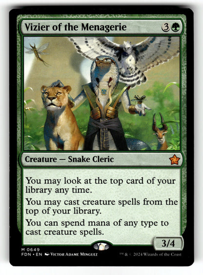Vizier of the Menagerie – 649 FDN: Foundations M LP