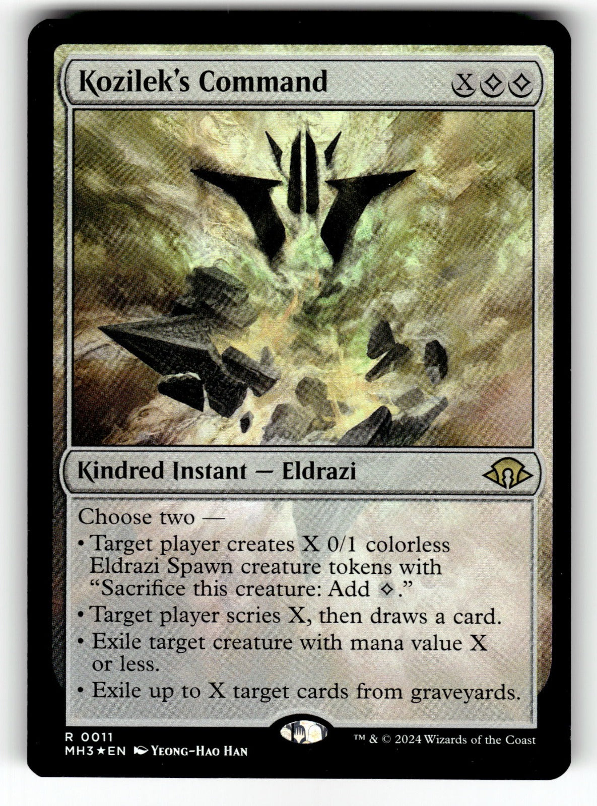 Kozilek's Command – 11 MH3: Modern Horizons 3 R Foil LP