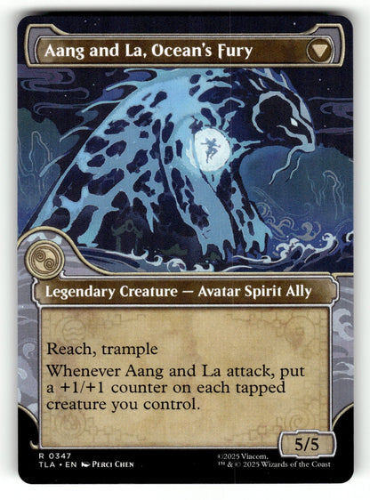 Aang, Swift Savior (Showcase) – 347 TLA: Avatar: The Last Airbender R NM (Back)
