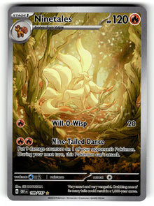 Ninetales – 199/197 OBF: SV03: Obsidian Flames Illustration Rare Holo NM