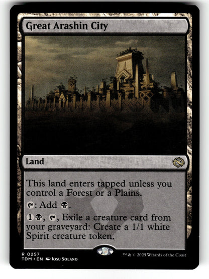 Great Arashin City – 257 TDM: Tarkir: Dragonstorm R NM
