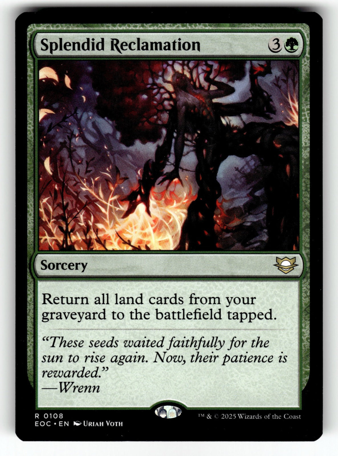 Splendid Reclamation – 108 EOC: Commander: Edge of Eternities R NM