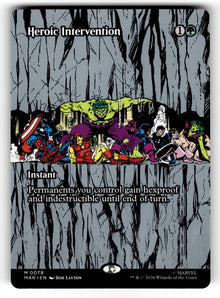 Heroic Intervention () (Borderless) – 78 MAR: Marvel Universe Eternal-Legal M NM