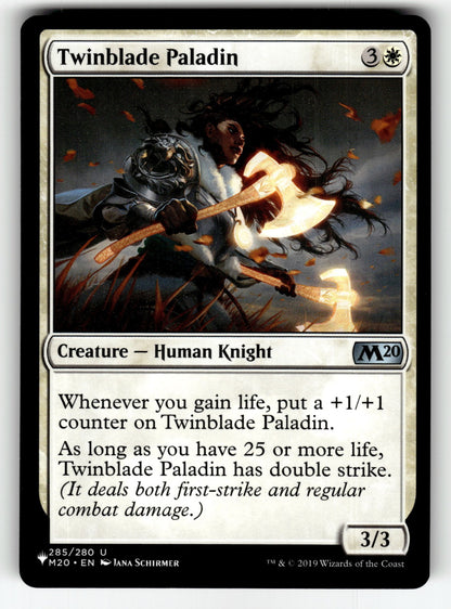 Twinblade Paladin – 285/280 LIST: The List Reprints U NM