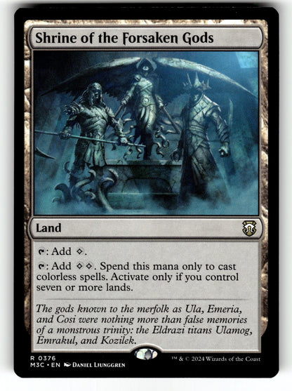 Shrine of the Forsaken Gods – 376 M3C: Commander: Modern Horizons 3 R NM