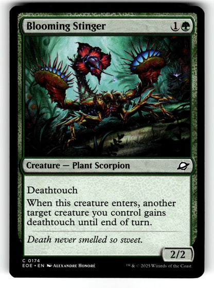Blooming Stinger – 174 EOE: Edge of Eternities C NM