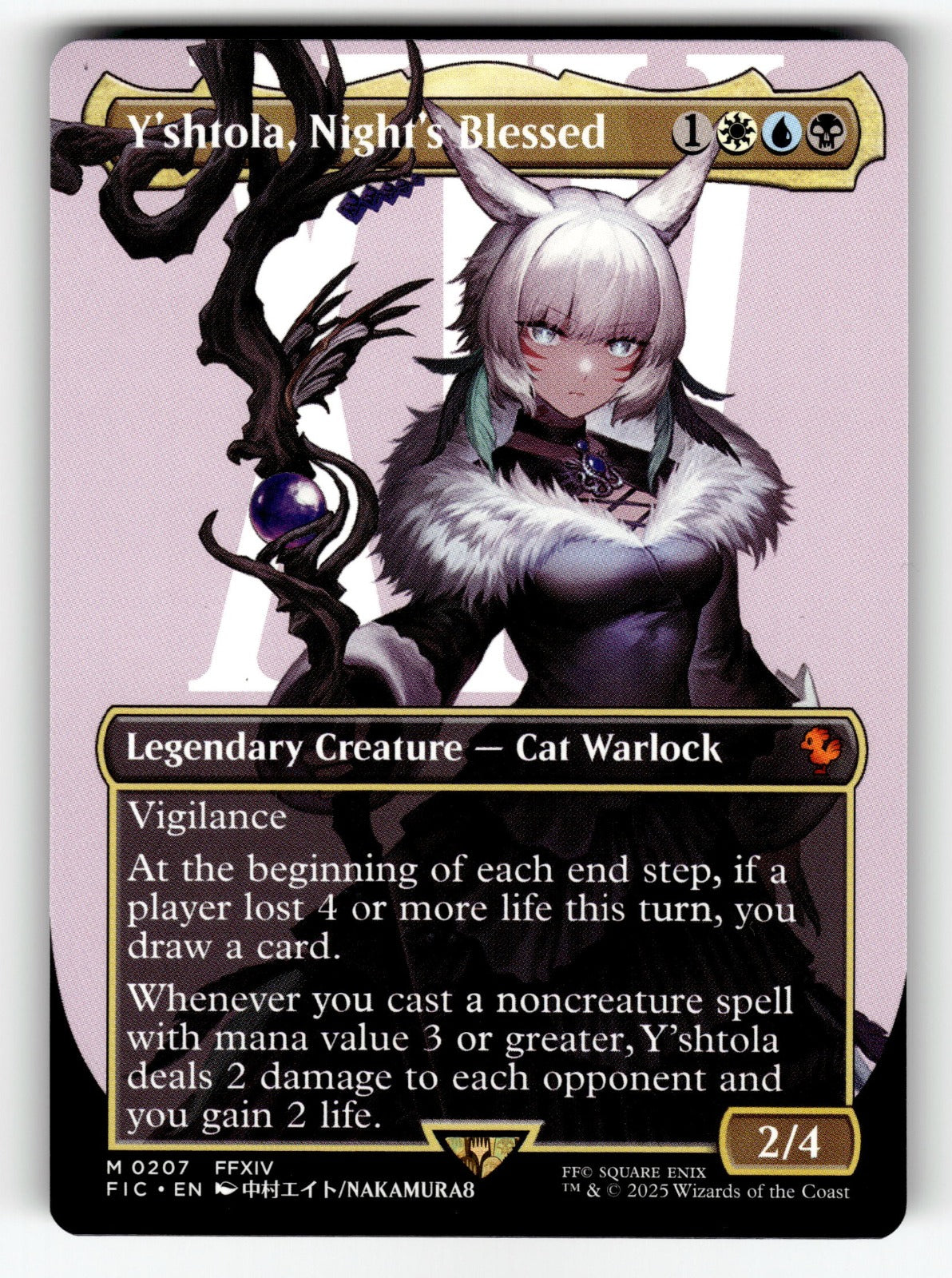 Y'shtola, Night's Blessed (Borderless) – 207 FIC: Commander: FINAL FANTASY M NM