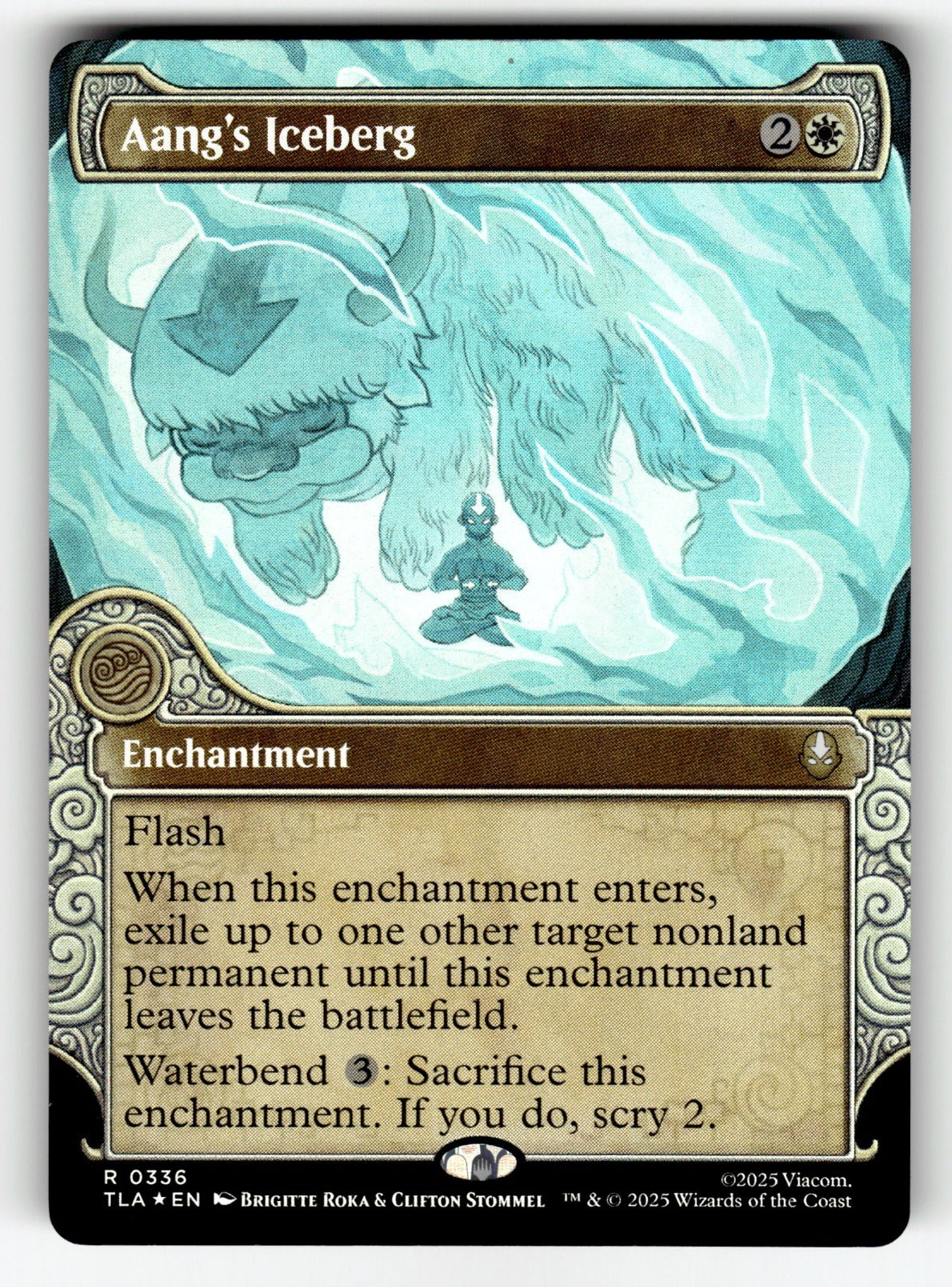 Aang's Iceberg (Showcase) – 336 TLA: Avatar: The Last Airbender R Foil NM