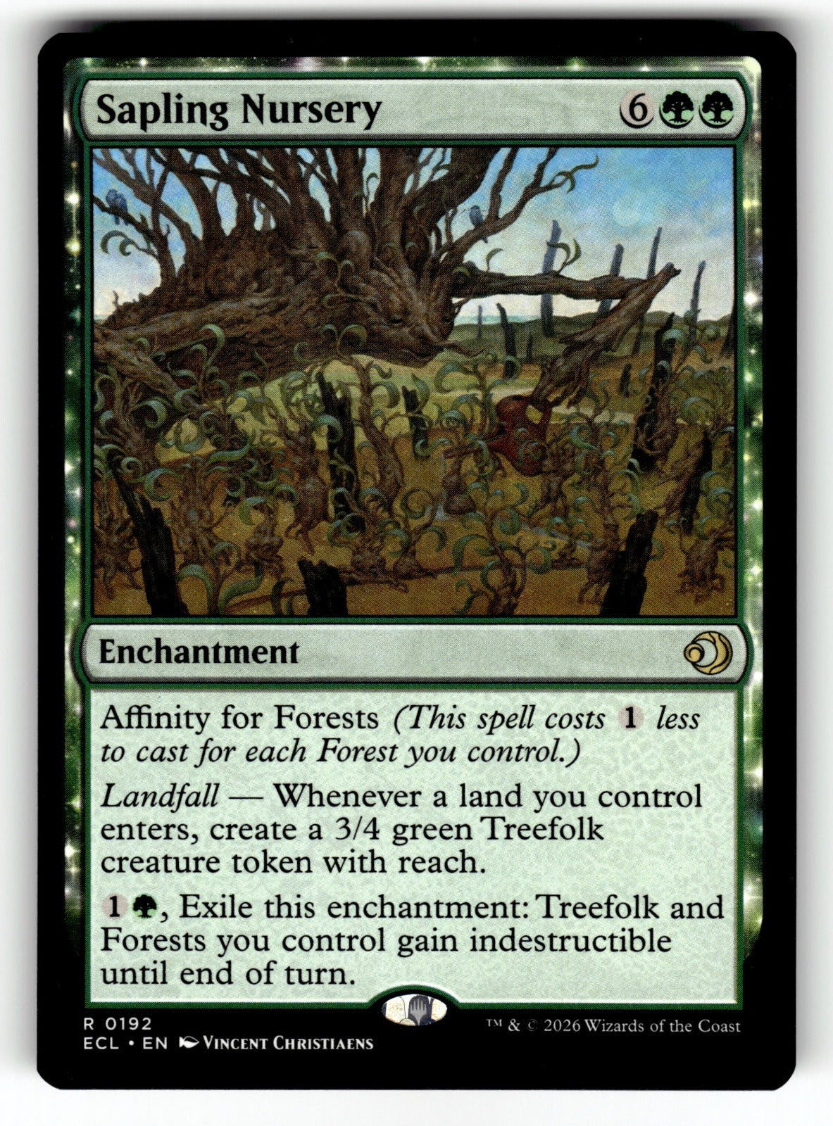 Sapling Nursery – 192 ECL: Lorwyn Eclipsed R NM