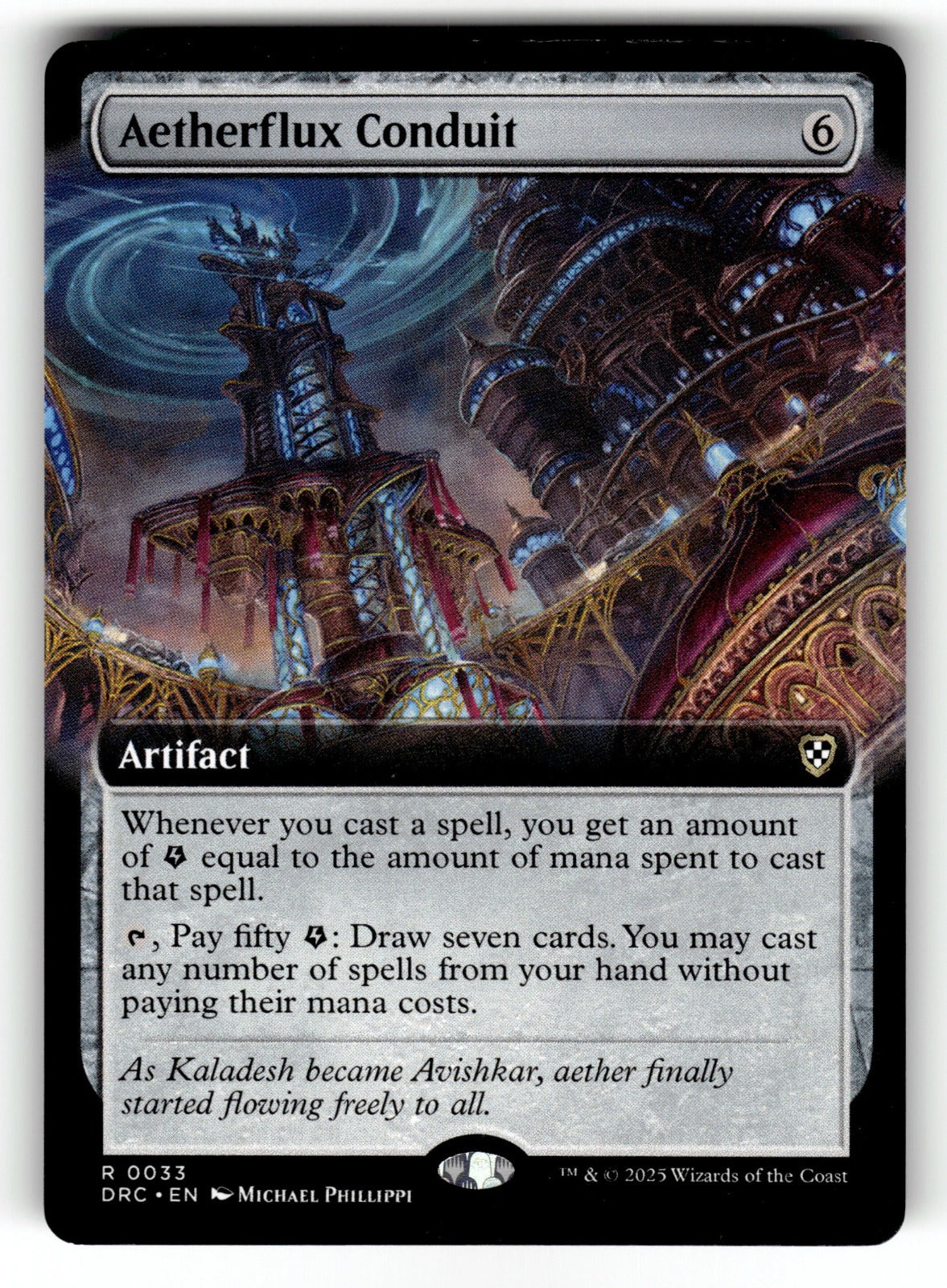 Aetherflux Conduit (Extended Art) – 33 DRC: Commander: Aetherdrift R LP