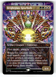 Brightglass Gearhulk (Borderless) – 348 DFT: Aetherdrift M NM