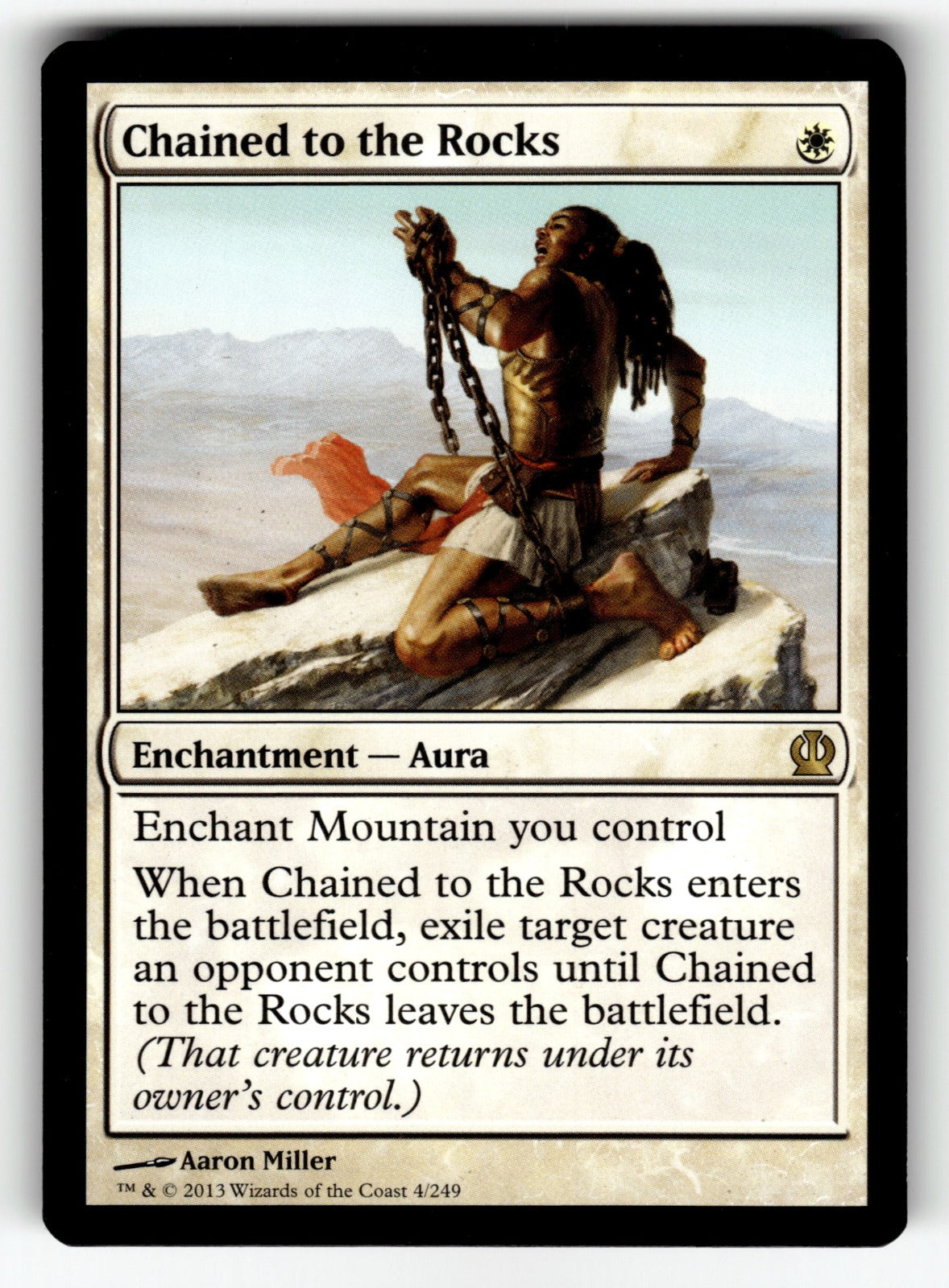 Chained to the Rocks – 4 THS: Theros R NM