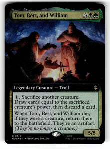 Tom, Bert, and William (Extended Art) – 312 HOB: The Hobbit R Foil NM