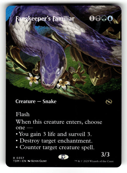 Fangkeeper's Familiar (Borderless) – 357 TDM: Tarkir: Dragonstorm R NM