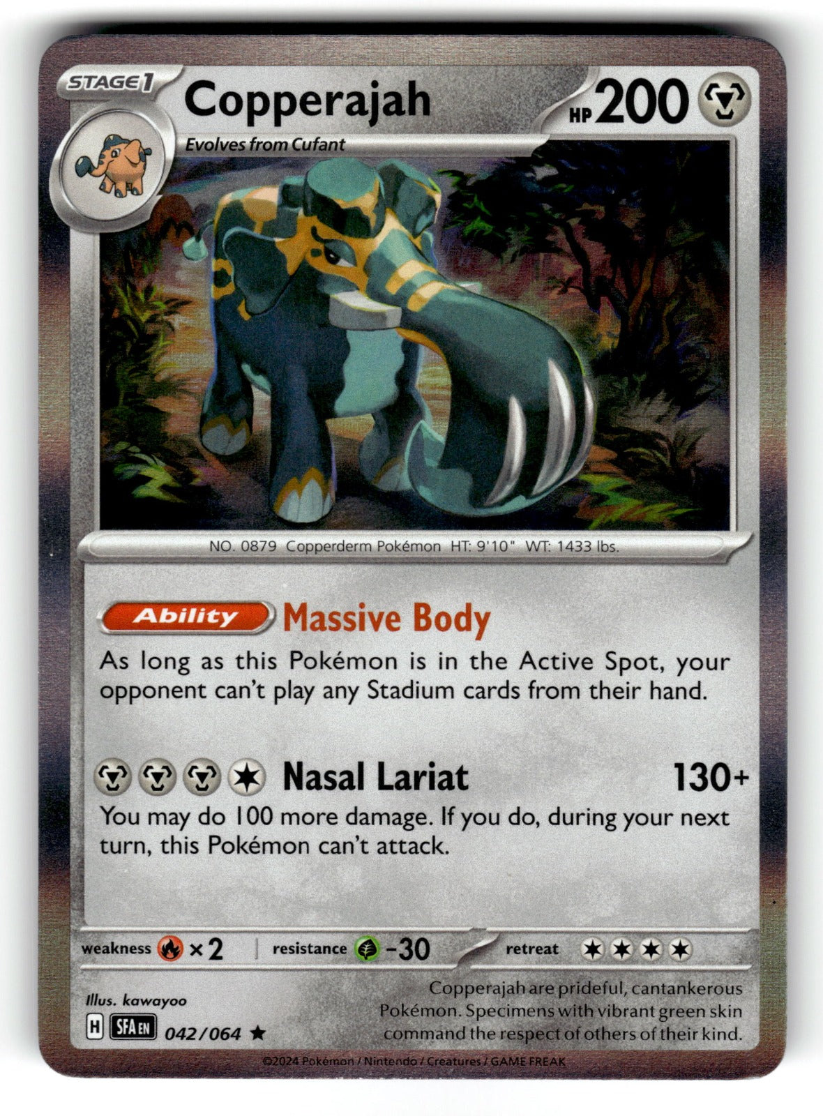 Copperajah – 042/064 SFA: SV: Shrouded Fable Rare Holo NM