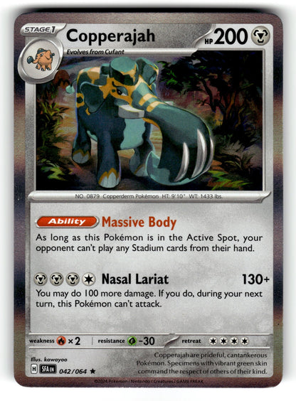 Copperajah – 042/064 SFA: SV: Shrouded Fable Rare Holo NM