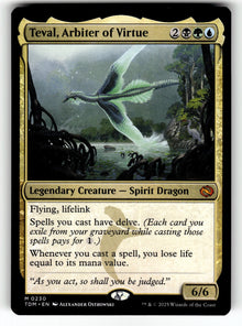 Teval, Arbiter of Virtue – 230 TDM: Tarkir: Dragonstorm M NM