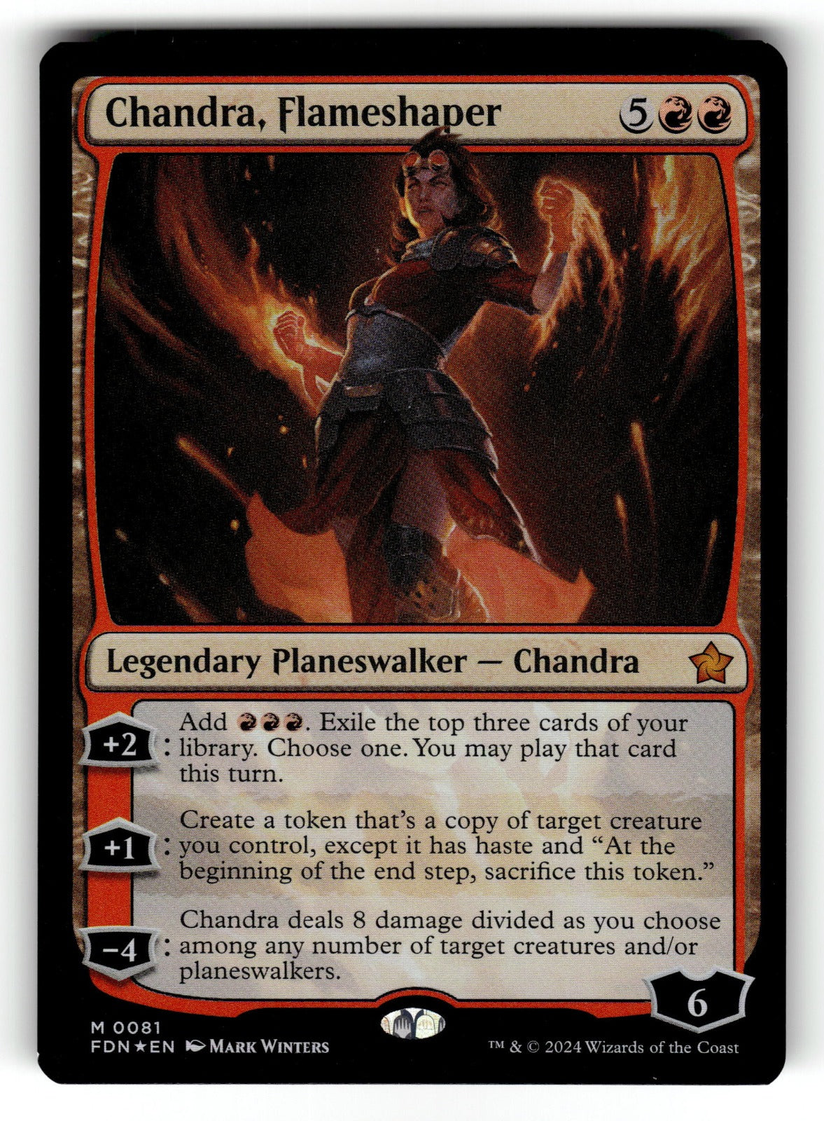 Chandra, Flameshaper – 81 FDN: Foundations M Foil LP