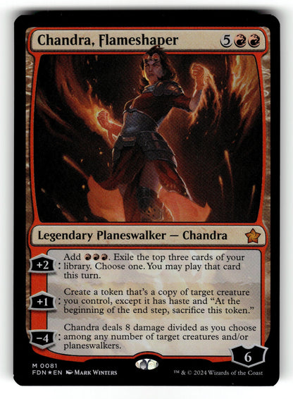 Chandra, Flameshaper – 81 FDN: Foundations M Foil LP
