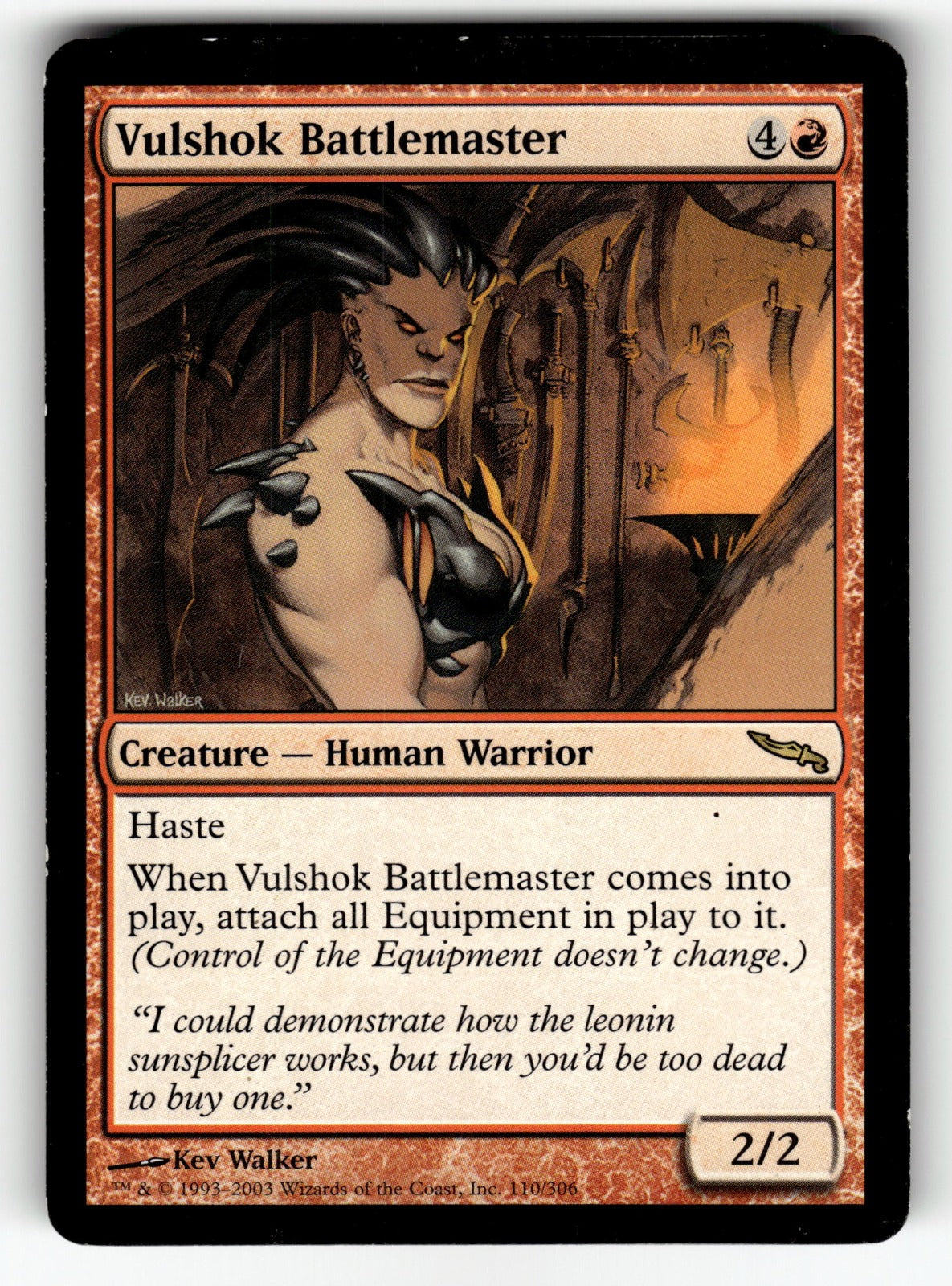 Vulshok Battlemaster – 110 MRD: Mirrodin R LP