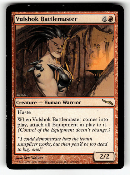 Vulshok Battlemaster – 110 MRD: Mirrodin R LP
