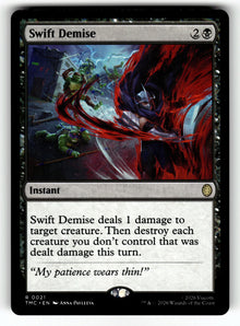 Swift Demise – 21 TMC: Commander: Teenage Mutant Ninja Turtles R NM