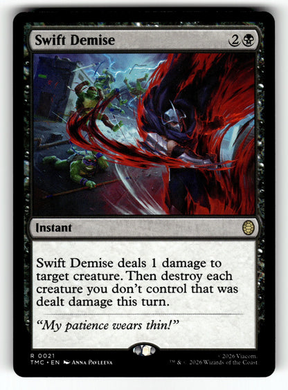 Swift Demise – 21 TMC: Commander: Teenage Mutant Ninja Turtles R NM