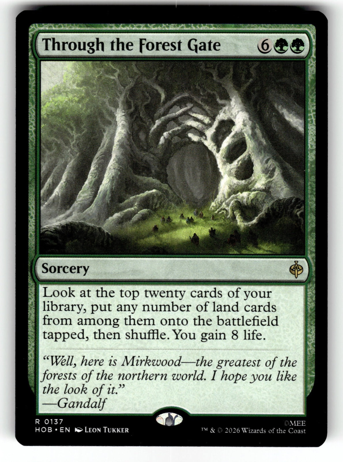Through the Forest Gate – 137 HOB: The Hobbit R NM