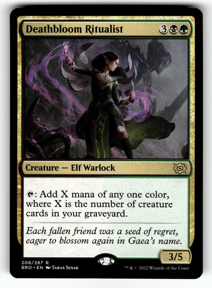 Deathbloom Ritualist – 208 BRO: The Brothers' War R NM