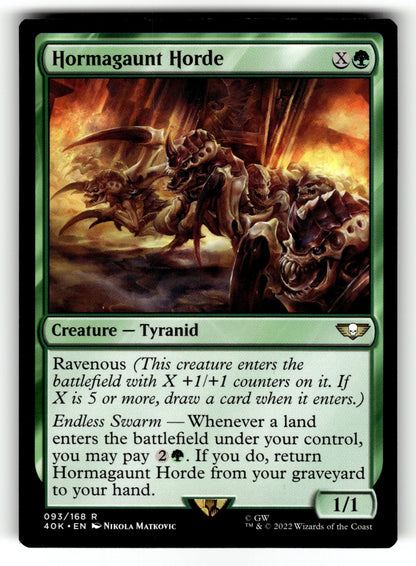 Hormagaunt Horde – 93 40K: Universes Beyond: Warhammer 40,000 R NM