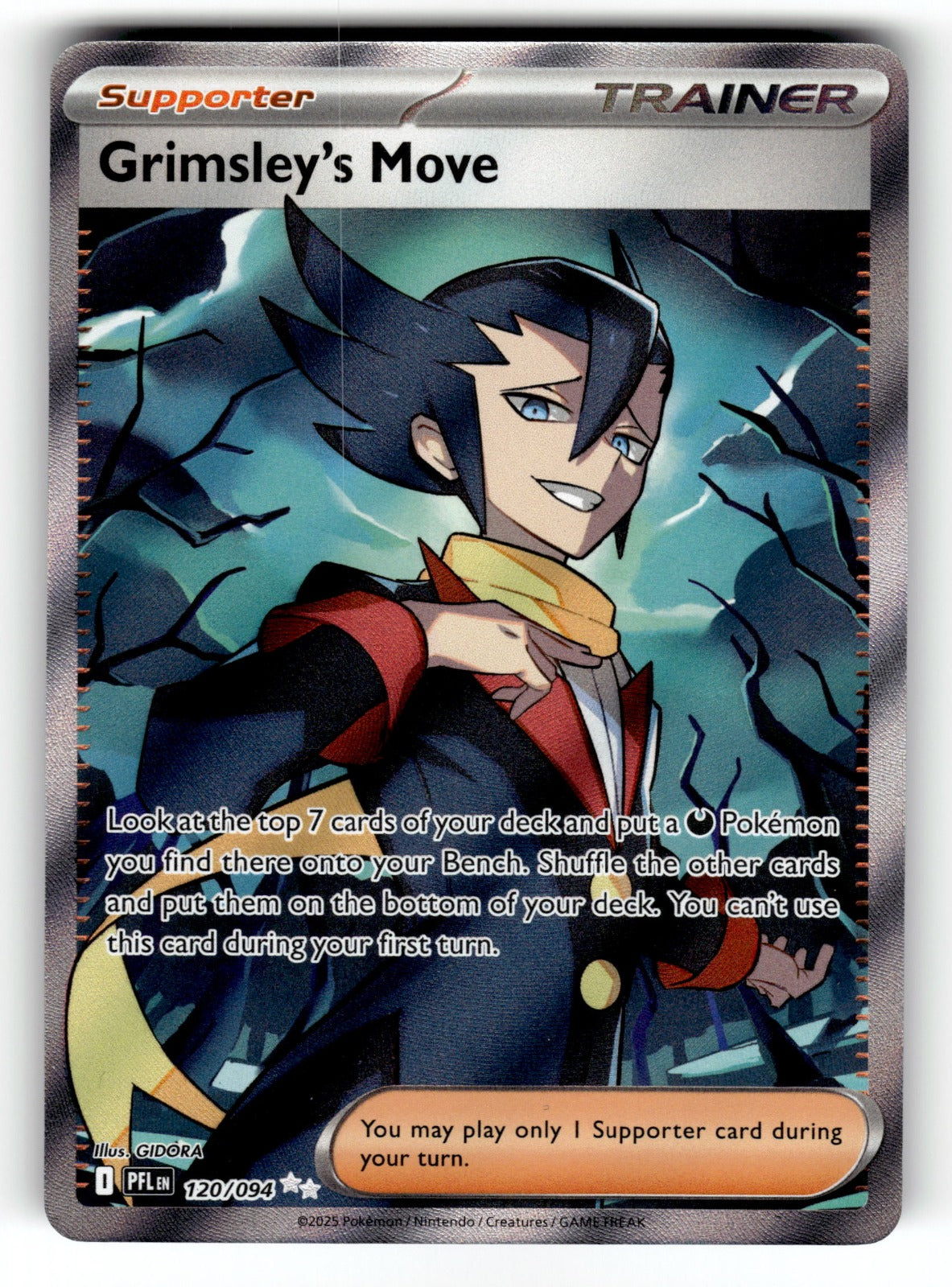 Grimsley's Move – 120/094 PFL: ME02: Phantasmal Flames Ultra Rare Holo NM