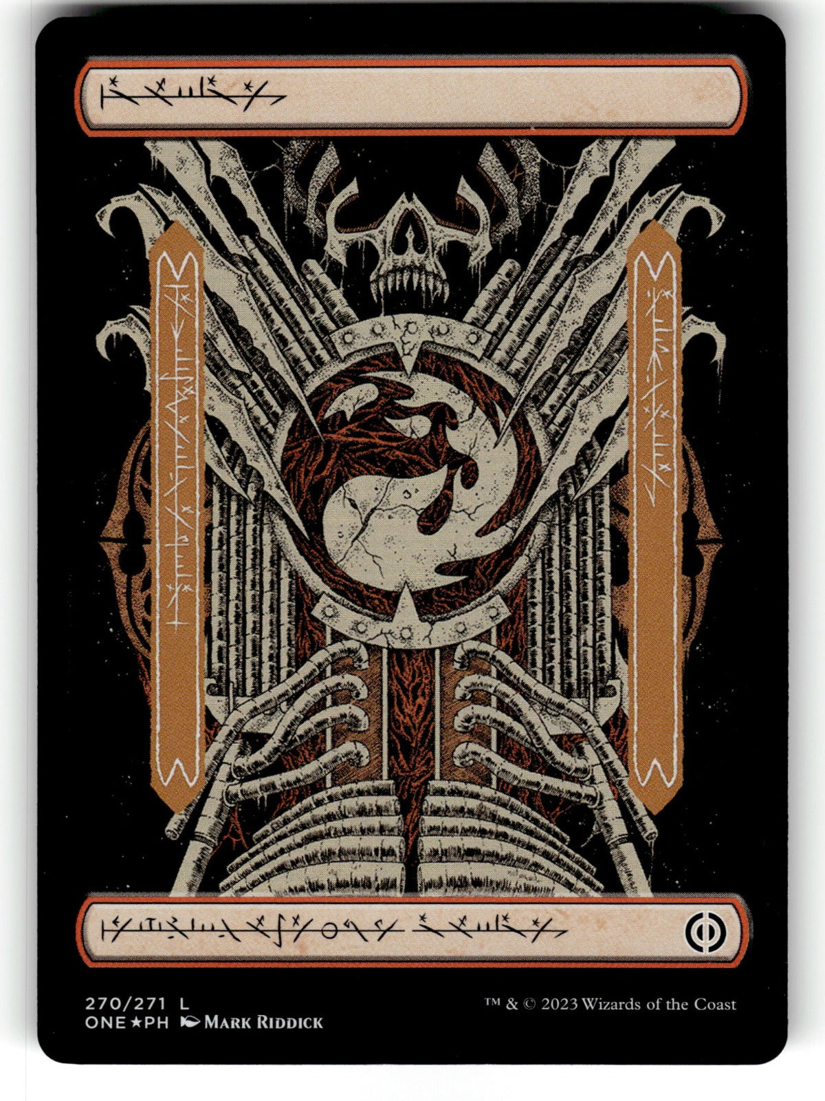 Mountain () - Full Art – 270 ONE: Phyrexia: All Will Be One L Foil NM