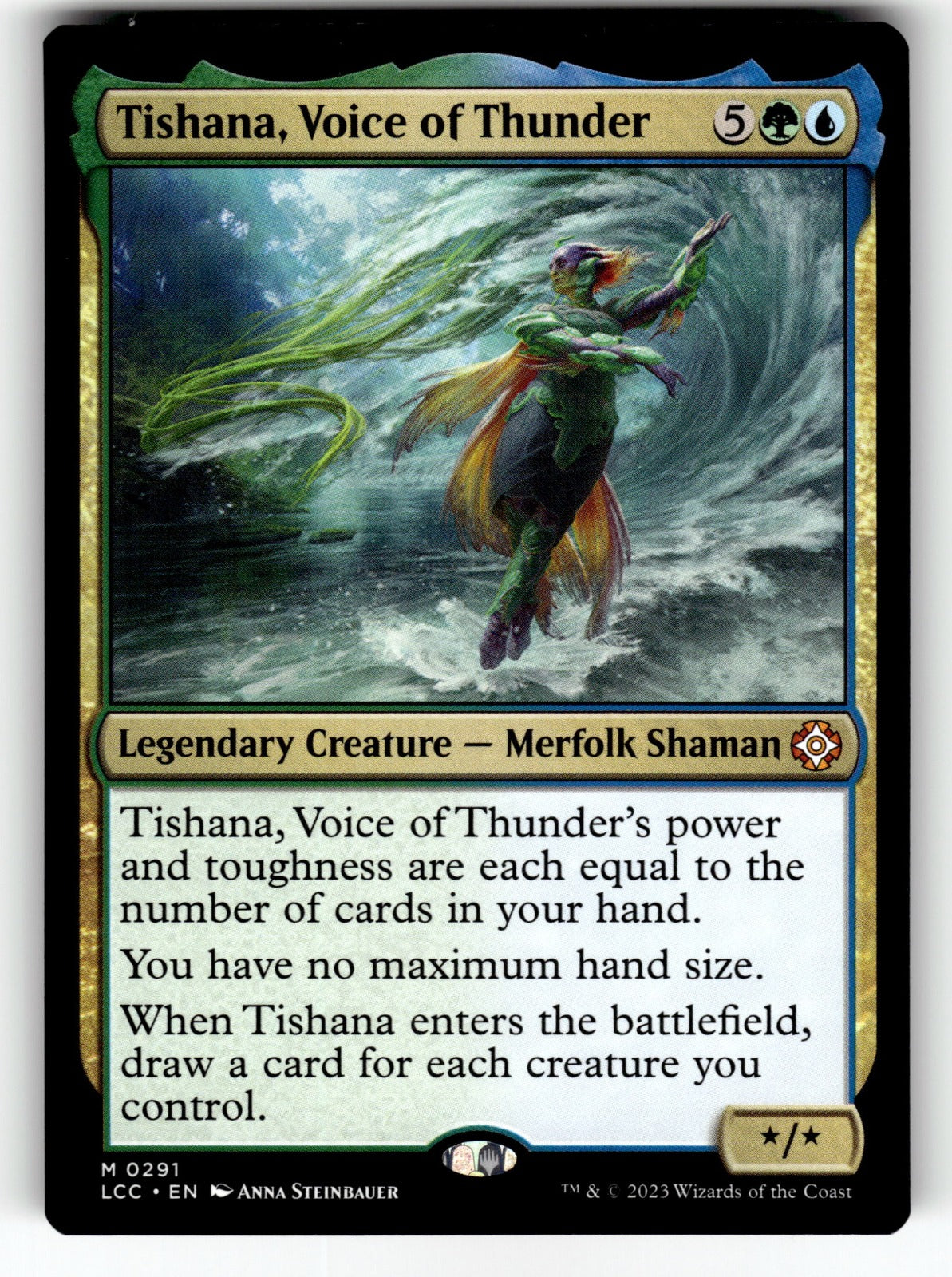 Tishana, Voice of Thunder – 291 LCC: Commander: The Lost Caverns of Ixalan M NM