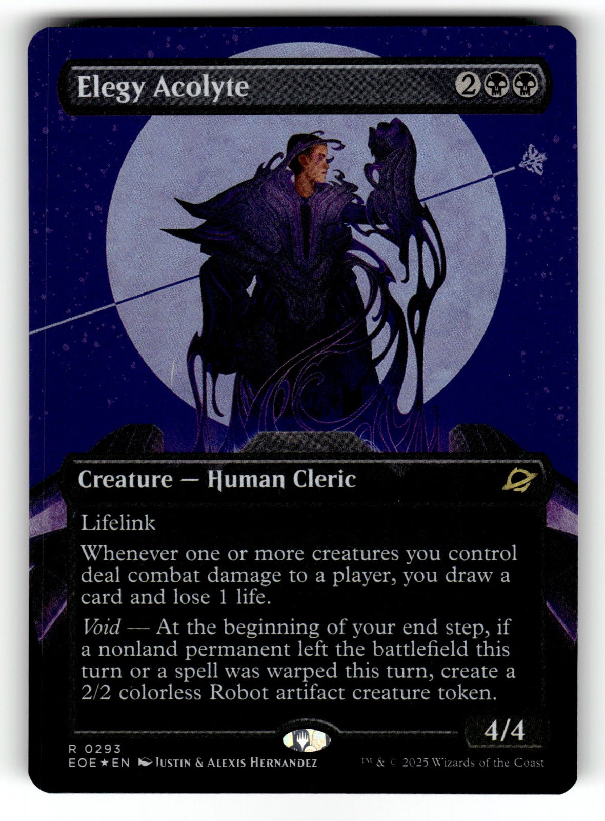 Elegy Acolyte (Borderless) – 293 EOE: Edge of Eternities R Foil NM