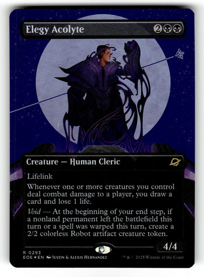 Elegy Acolyte (Borderless) – 293 EOE: Edge of Eternities R Foil NM